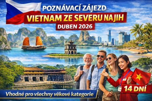 Pozn&aacute;vac&iacute; z&aacute;jezd - Vietnam ze severu na jih - Duben